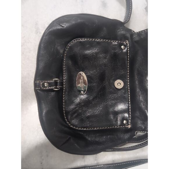 Nine West Women's Black Crossbody Satchel, Small Shoulder Bag, Everyday‎ Handbag - Picture 2 of 6